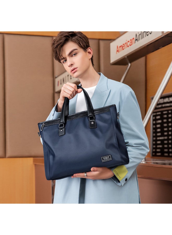 Golf Men's Casual Tote Bag 14-inch Laptop Messenger Bag, Commuter Versatile Shoulder Crossbody Bag For Business Travel Office Briefcase - Image 2