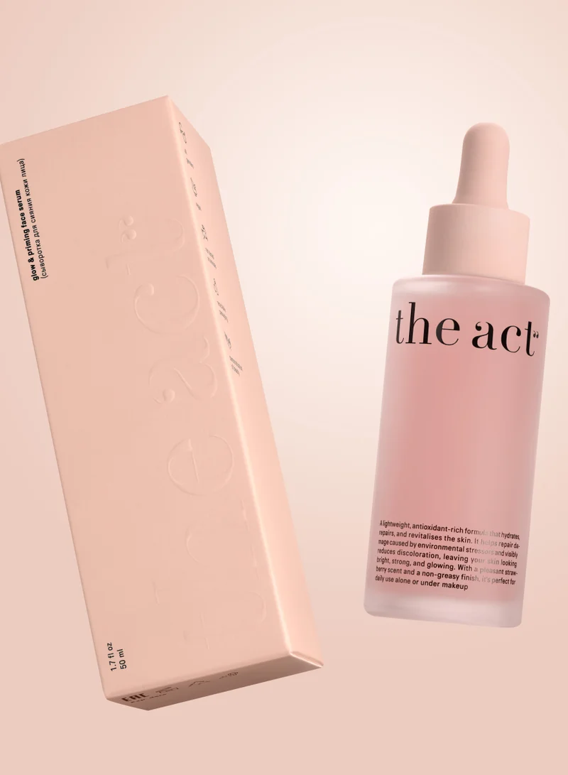 The Act Glow & priming face serum