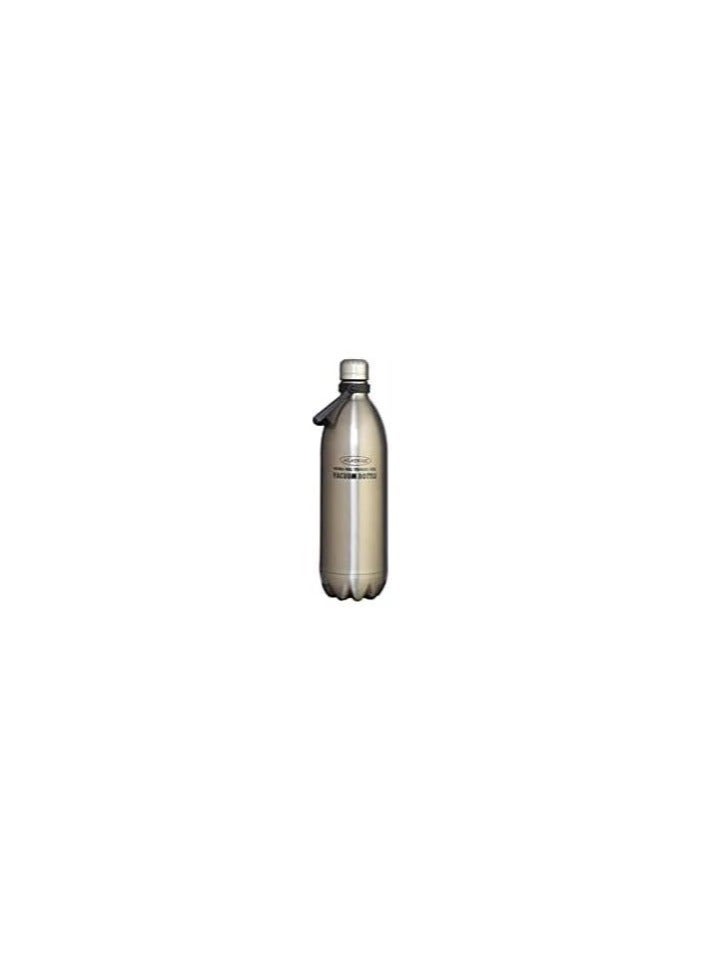 Atlasware 2 Liter Silver and Purple Hot & Cold Vacuum Bottle - Image 2