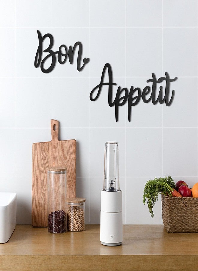 OYEFLY Bon Appetit Wall Décor,Dining Room Cooking Hanging Signs (style 1) - Image 3