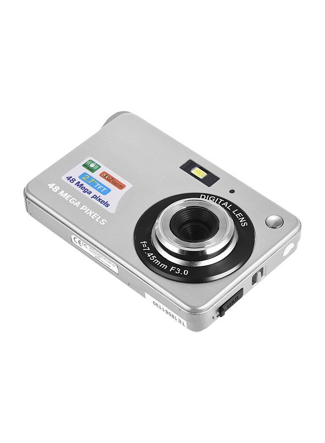 Generic Portable 1080P Digital Camera Video Camcorder 48MP Anti-shake 8X Zoom 2.7 Inch LCD Screen Face Detact Smile Capture Built-in Lithium Battery with Carry Bag Wrist Strap for Kids Teens  - Image 4