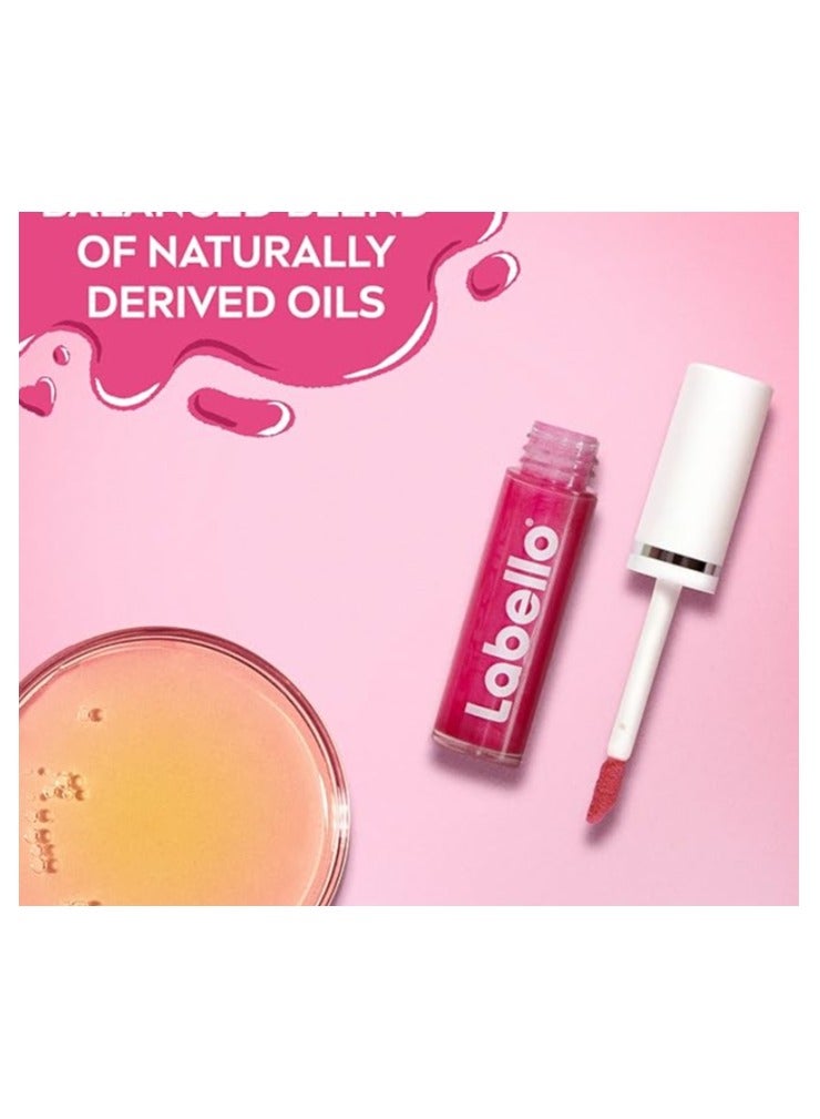 Labello Pink Rock Lip Moisturizing and Care Oil, 5.5 ml - Image 4