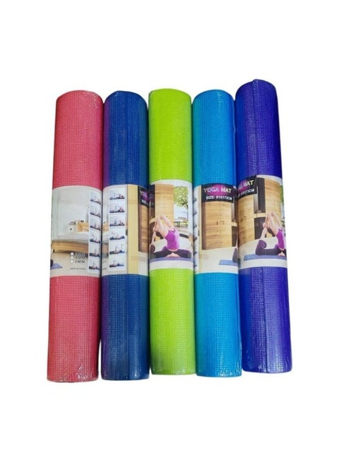 Non-slip exercise mat, 6mm thick