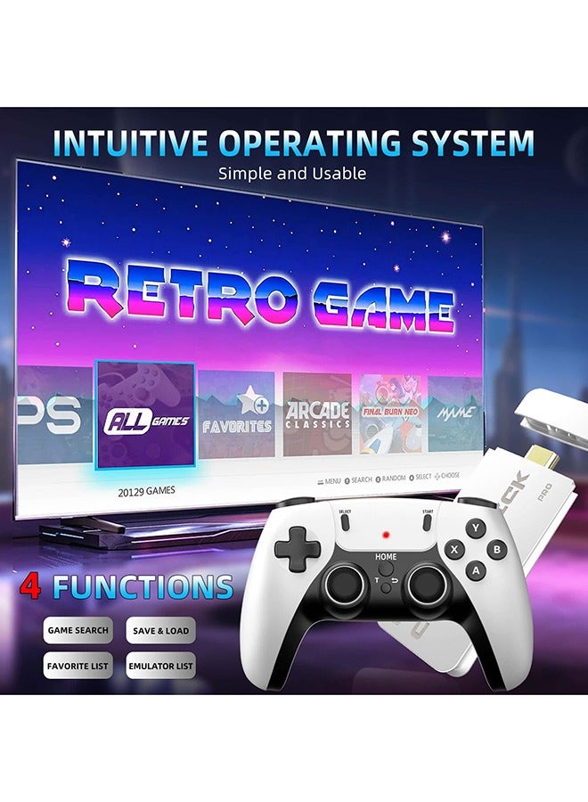 New Retro Game Console, Nostalgia Gaming Stick, Classic Video Games with 4K HDMI, 20,000+ Games and 19 Emulators, Upgraded Dual 2.4G Wireless Controllers 64GB - Image 5