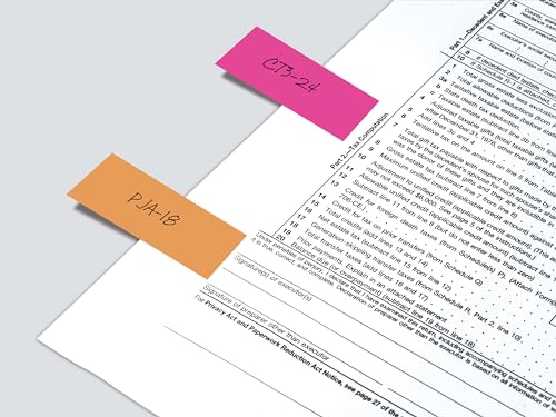 Post It Post-it Page Markers, Assorted Colors, 1 in x 3 in, 50 Sheets/Pad, 4 Pads/Pack (671-4AF) - Image 5