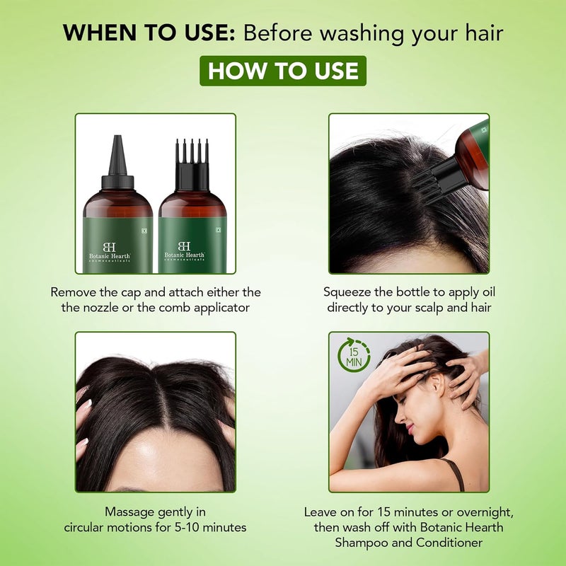Botanic Hearth Tea Tree Oil for Hair | With Jojoba & Grapeseed Oils | Soothes Itchy Scalp & Fights Dandruff | Non GMO Verified | 6.7 fl oz, Pack of 2 - Image 4