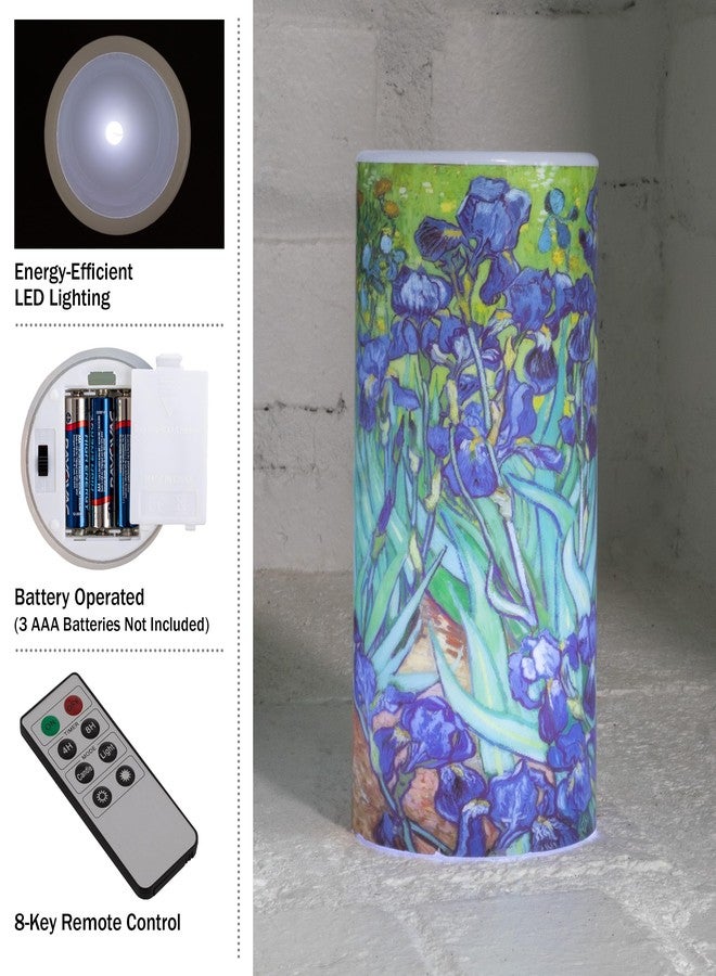 لافيش هوم شموع LED من لافيش هوم بتصميم زهور السوسن، مقاس 6 بوصات، طقم من قطعتين مع جهاز تحكم عن بعد - Image 3