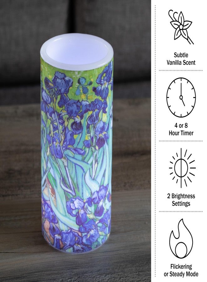 لافيش هوم شموع LED من لافيش هوم بتصميم زهور السوسن، مقاس 6 بوصات، طقم من قطعتين مع جهاز تحكم عن بعد - Image 2