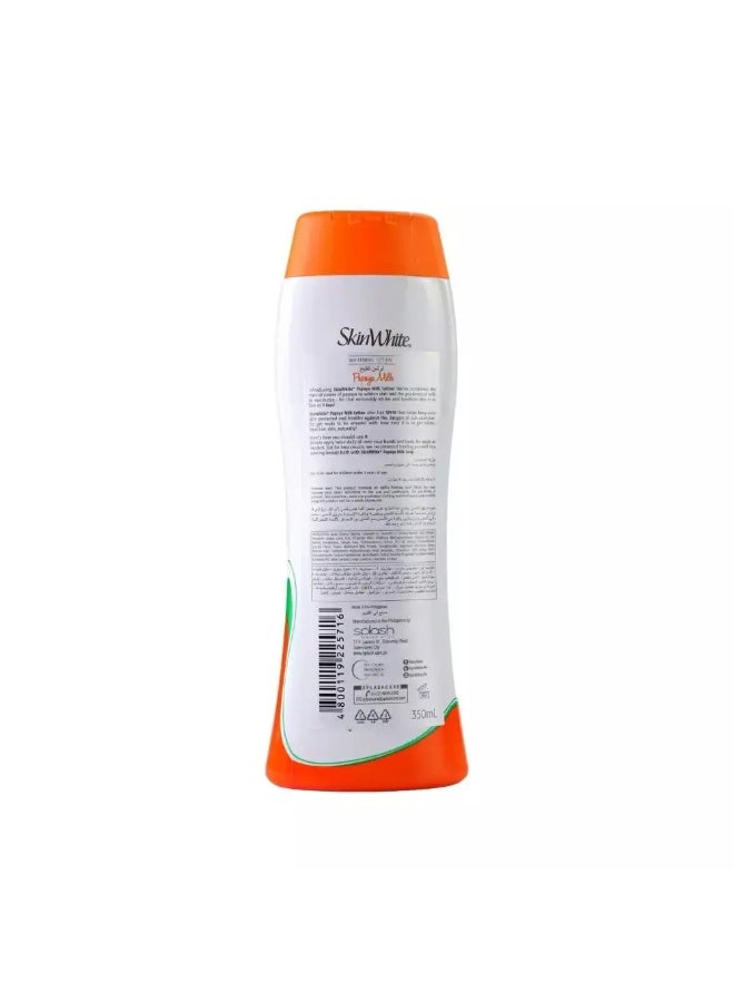 Skin White Whitening Lotion with Papaya milk and SPF 10- 350ml - Image 2