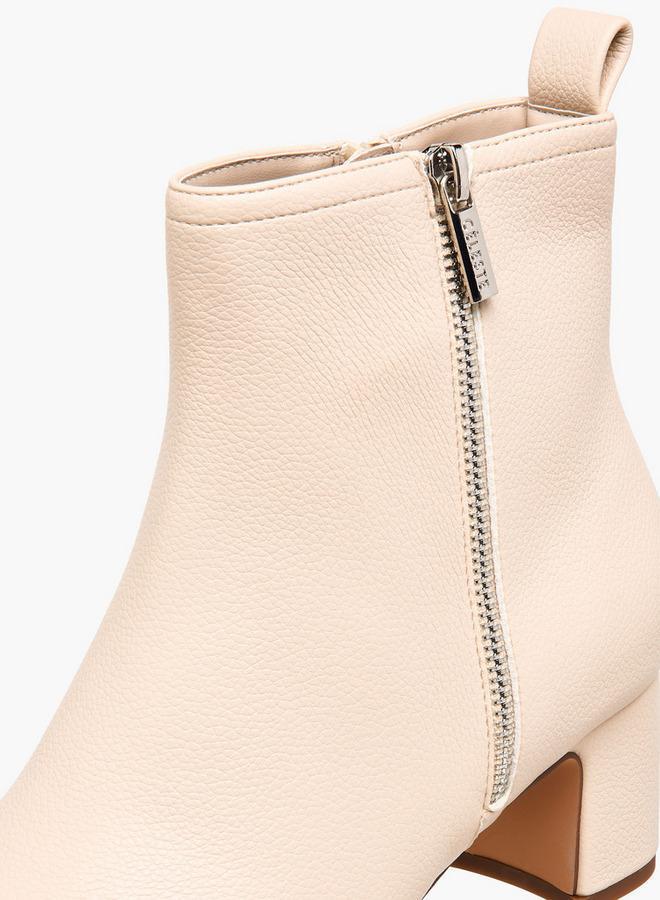 سيليست بوت نسائي بكعب عريض بنقوش - Image 5