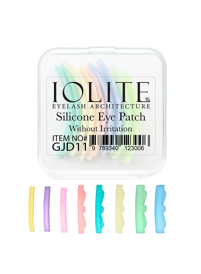 IOLITE 10-Pieces Eyelash Perming Curler Perm Pad Reusable Eyelash Perm Silicone Pads, Lift Rods Makeup Beauty Tool - GJD11 - Image 1