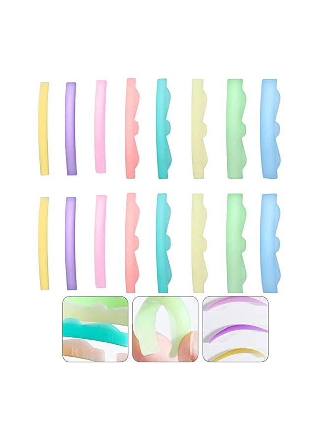 IOLITE 10-Pieces Eyelash Perming Curler Perm Pad Reusable Eyelash Perm Silicone Pads, Lift Rods Makeup Beauty Tool - GJD11 - Image 3