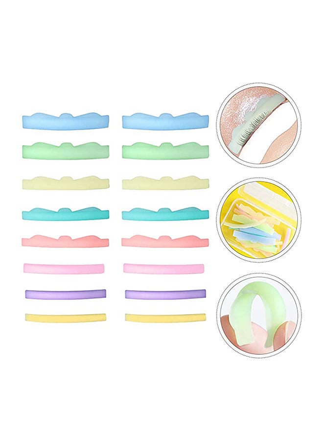 IOLITE 10-Pieces Eyelash Perming Curler Perm Pad Reusable Eyelash Perm Silicone Pads, Lift Rods Makeup Beauty Tool - GJD11 - Image 4