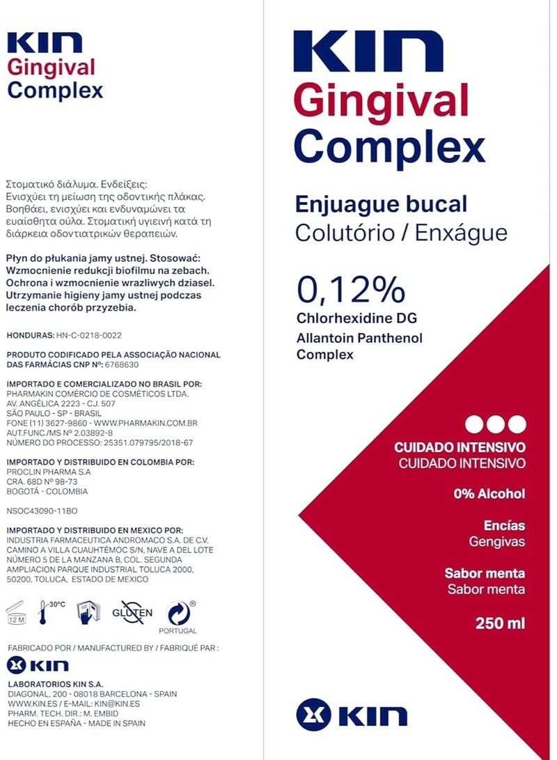 KIN Gingival Complex Mouthwash 250ml - Image 2