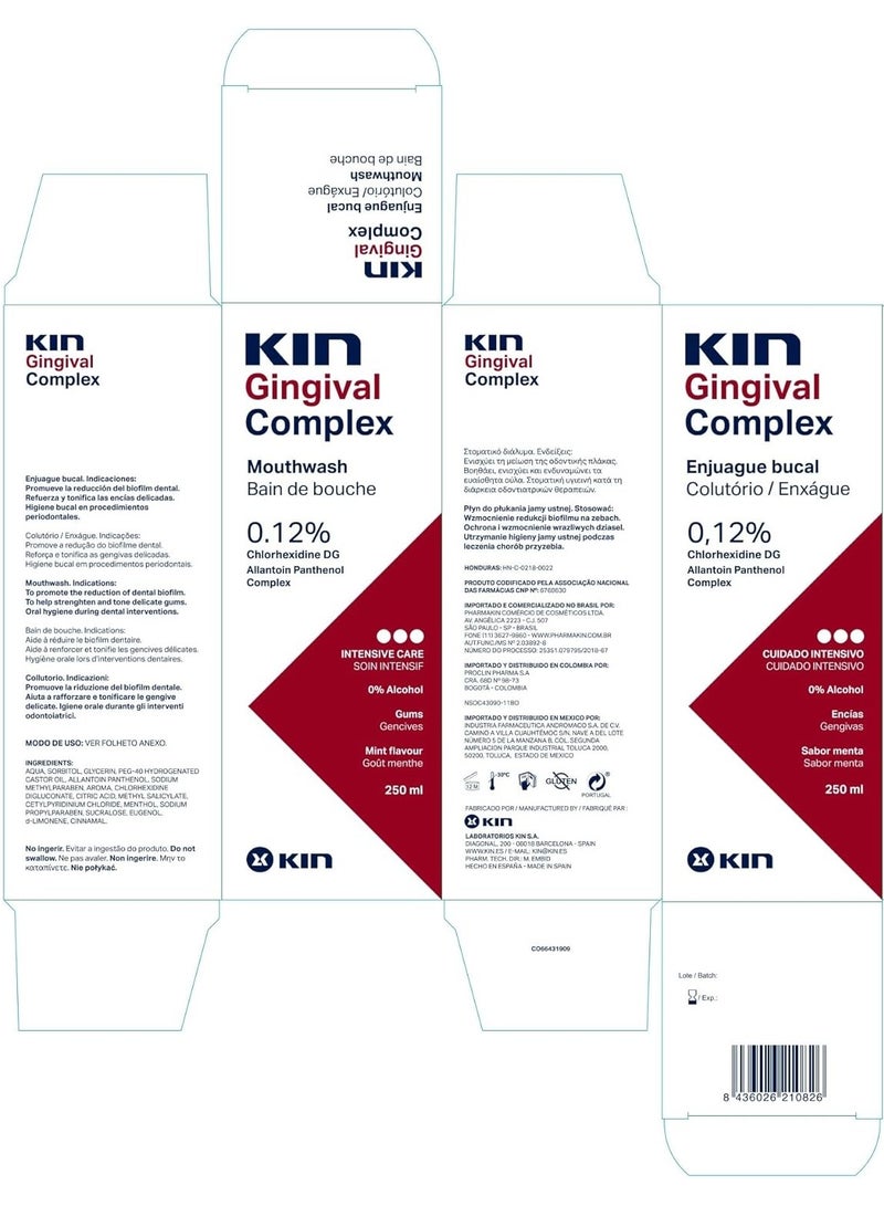 KIN Gingival Complex Mouthwash 250ml - Image 3