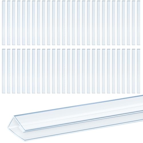 Innconee 30 Pcs Polycarbonate Greenhouse Panels U Connector Profile U Polycarbonate Profile U Channel U End Cap for Twin Wall Greenhouse Panels Prevent Dust, Rain, Fit 6mm or 4mm Panels, 2ft Length - Image 1