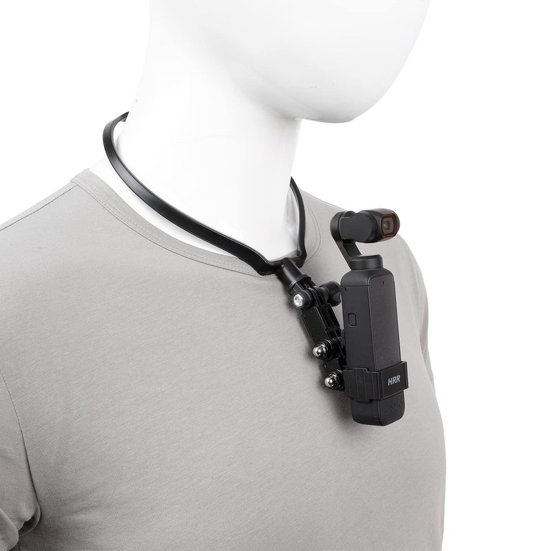 PELLKING Neck Mount Holder Compatible with DJI Pocket 2 and DJI Osmo Pocket 1, with Frame Extension Arm POV Chest Holder Acceeories for First-View Shooting - Image 2