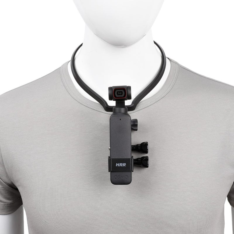 PELLKING Neck Mount Holder Compatible with DJI Pocket 2 and DJI Osmo Pocket 1, with Frame Extension Arm POV Chest Holder Acceeories for First-View Shooting - Image 1