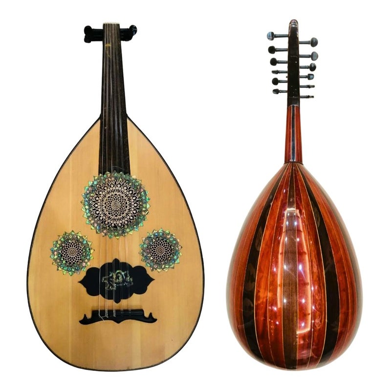 موسيقى الكرز عود موسيقي لوكس اباضه عزوز وجه سويدي ظهر ورد فنجي أصابع ابانوس