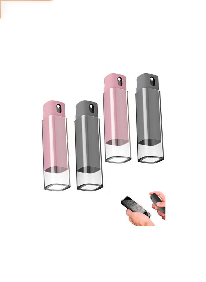 Taimi 4-Pcs All-in-One Touchscreen Cleaner, Spray and Built-in Microfiber Cloth with Clear Protective Case, Screen Cleaner for All Phones, Laptop and Tablet - Black/Pink - Image 1