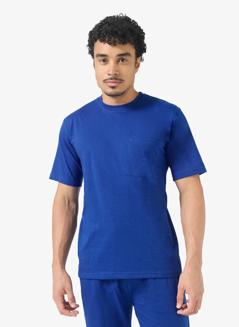 Robert Wood  Essential Short Sleeve T-Shirt And Pyjamas Set for Men | Best Price UAE