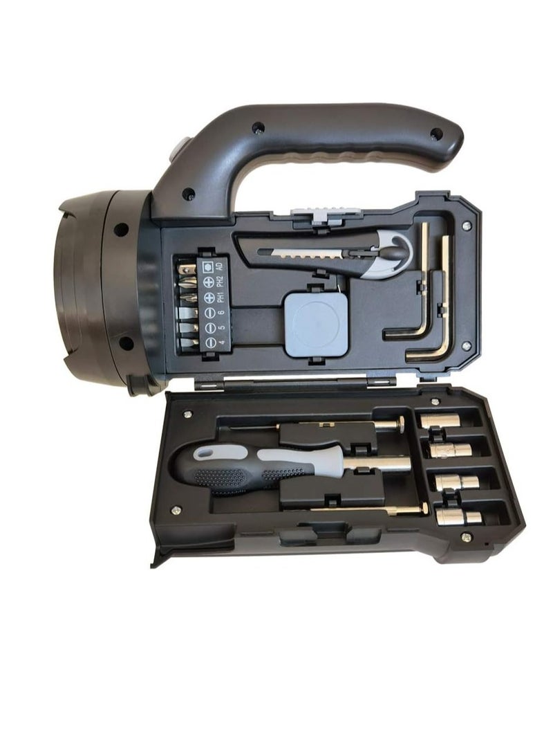 Flashlight led light, handheld light, flash, precision tools, precision screwdriver set 17 in 1 household tool set, tool set, maintenance tools, home maintenance  operation, power outage, disaster p - Image 3