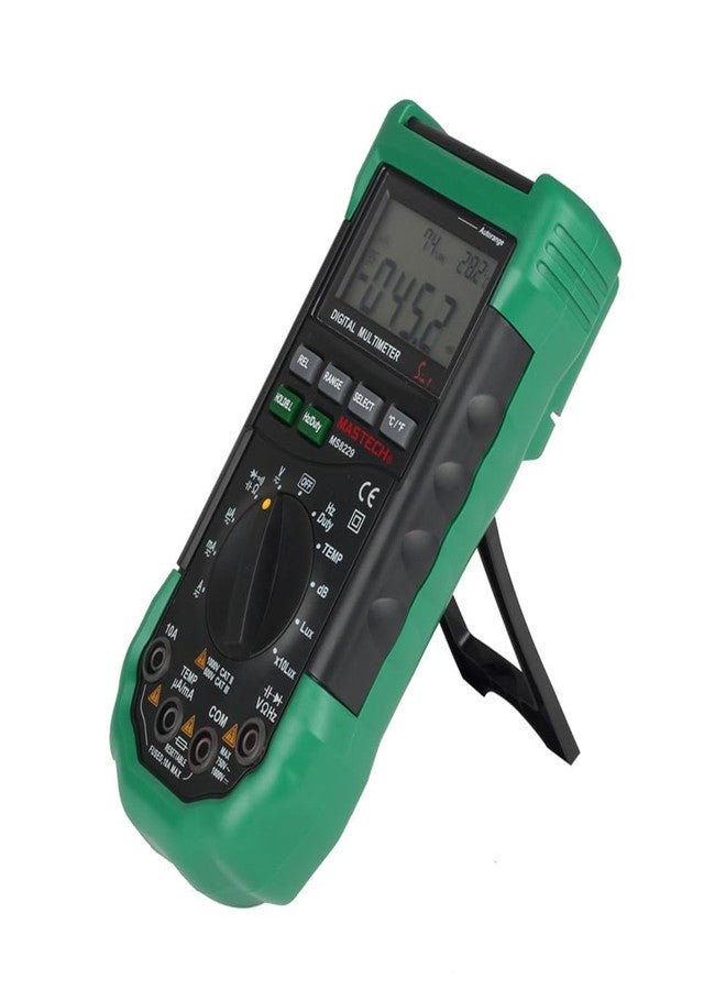 Mastech MS8229 5 in1 Auto Range Digital Multimeter Lux Sound Level Temperature Humidity Tester - Image 3