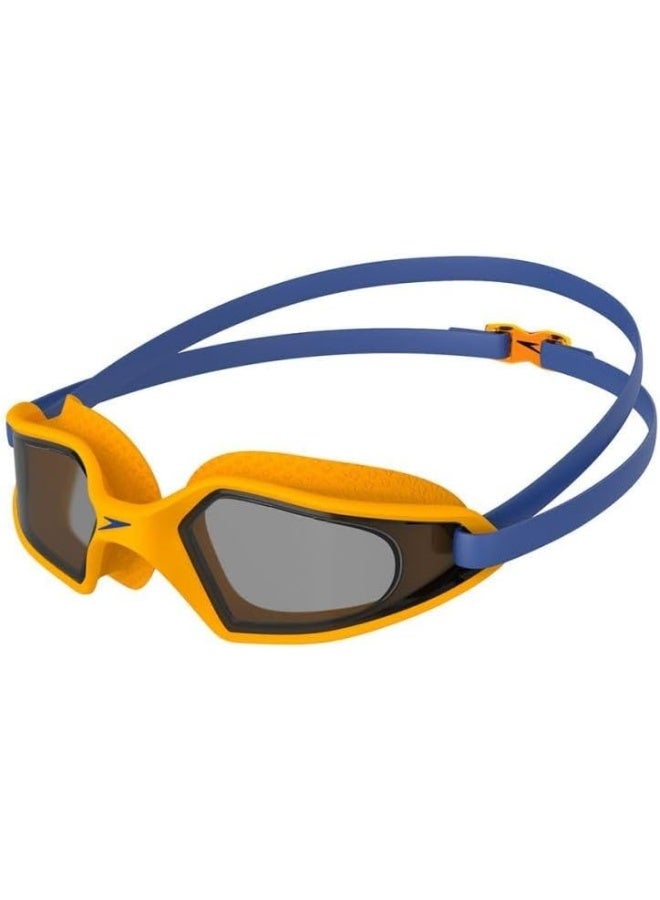 Speedo Speedo Unisex Junior Hydropulse Tint-Lens Goggles - Blue & Orange | Premium Swimwear & Swimming Accessory by Speedo for Training, Fitness and Recreational Use - Premium Goggles for Performance, Durability and Everyday Use - Image 1