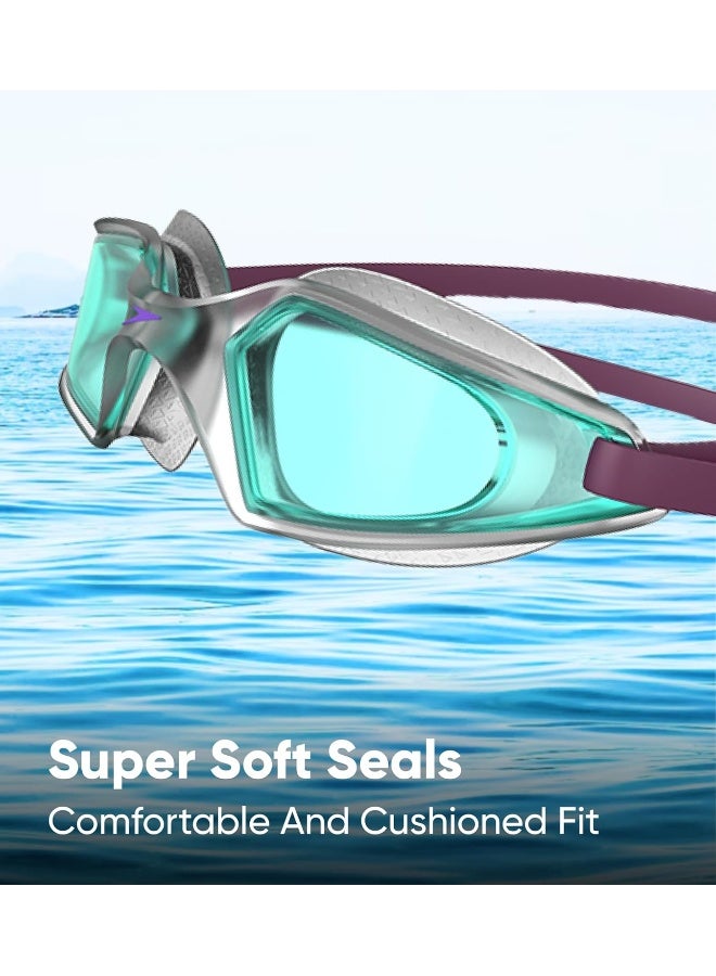 Speedo Speedo Unisex Junior Hydropulse Tint-Lens Goggles - Blue & Orange | Premium Swimwear & Swimming Accessory by Speedo for Training, Fitness and Recreational Use - Premium Goggles for Performance, Durability and Everyday Use - Image 4