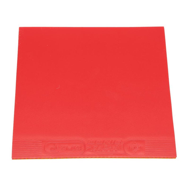 donic Accuda S1 Turbo Table Tennis Rubber (Red) - Image 1