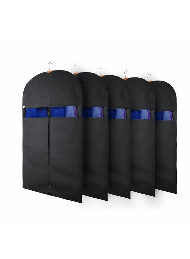 Solstice SOLSTICE Suit Cover Big Size with Zip of (40 x 24 inch) | Suit, Coat, Blazer, Jacket Cover (Pack of 5)(Black), Non Woven  - Image 1