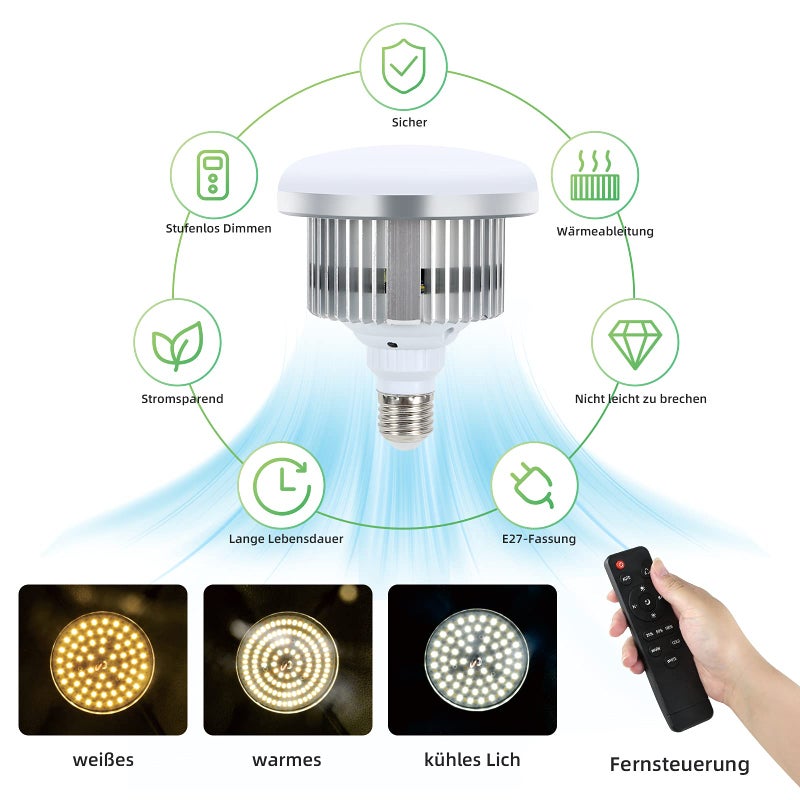 FGen Softbox Set Photo Studio, 2 x 50 x 70 cm Softbox LED Lighting Set with 85W 2700-6400K, 2m Fully Adjustable Light Stand for YouTube, Tiktok Video Recording, Studio Portraits, Photography - Image 2