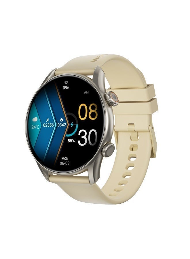 Weofly Spirit 2 Smart Watch with HD Touch Screen, Fitness Tracker, and IP68 Waterproofing - Gold - Image 4