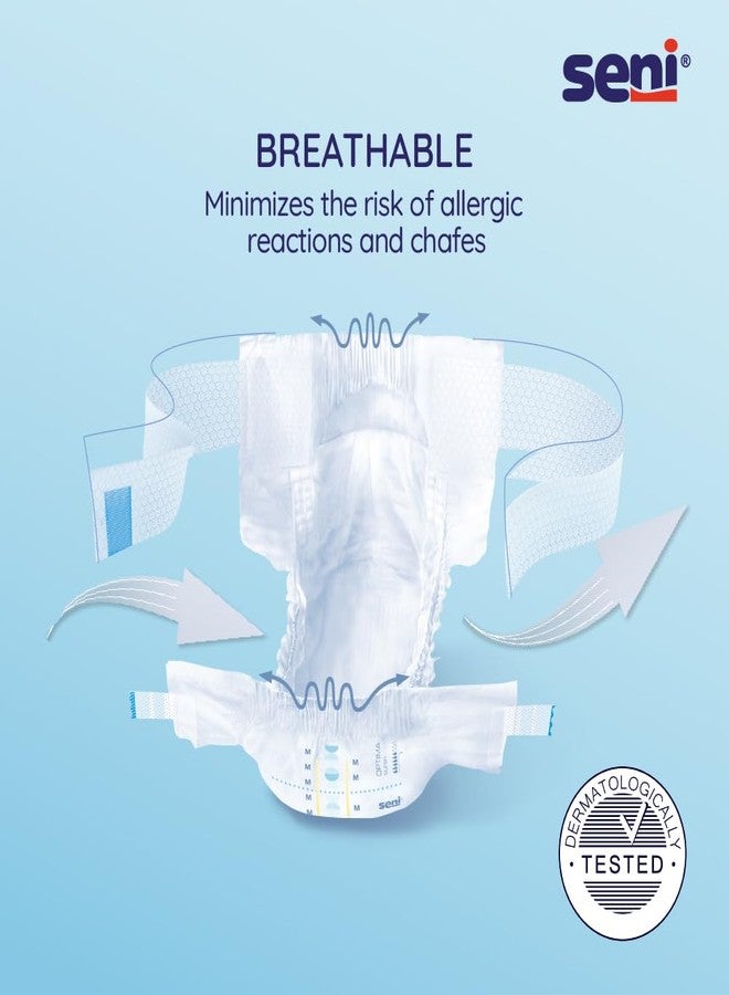 Seni Optima Super Medium Adult Diapers With Hip Bands 10 Pcs - Image 2