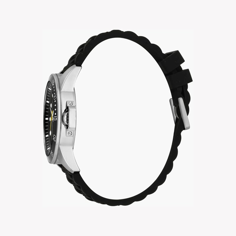 ESPRIT Men's Black Rubber Band Watch,Black Dial|ES1G261P0025 - Image 2