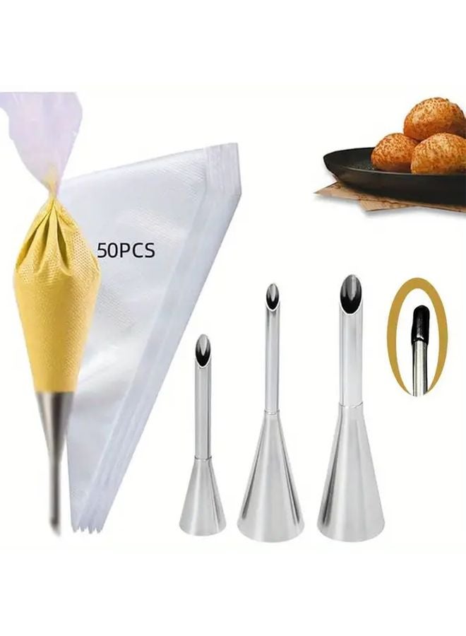 53 Pcs Cake Decorating Kit BHDPFZ53 With 53 Numbered Tips Pastry Set For Baking - Image 1