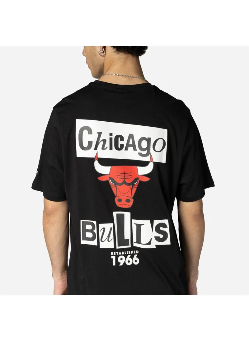 NEW ERA Chicago Bulls Newspaper Graphic T-Shirt
