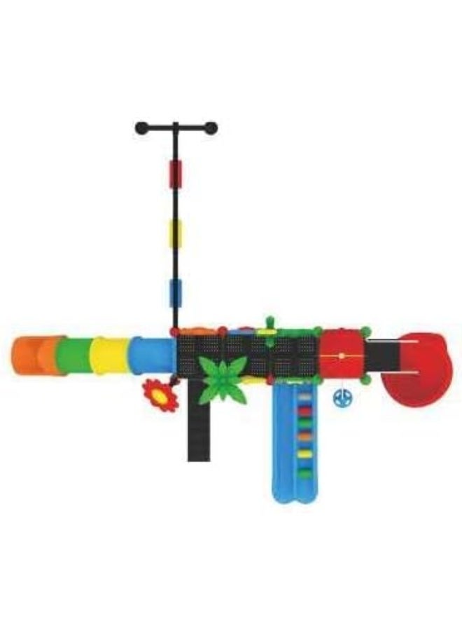 Rainbow Toys RBW TOYS Outdoor Garden Discovery Playset, The Best Backyard Multifunctional Easy Climber, Slide and Swing Sets for Children Activities & Games All In One - Image 4