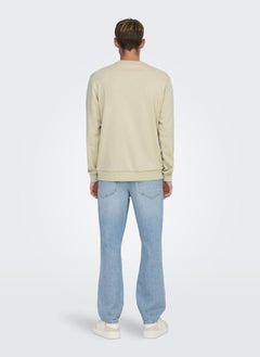 Only & Sons Crew Neck  Printed Football Sweatshirt  - Image 2