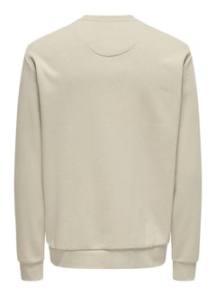Only & Sons Crew Neck  Printed Football Sweatshirt  - Image 5
