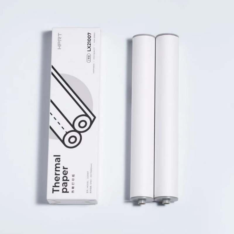 ورق طابعة حرارية HPRT MT810، 2 لفات من نوع A4 للطباعة الدائمة، خالي من مادة البيسفينول أ (BPA) - Image 1