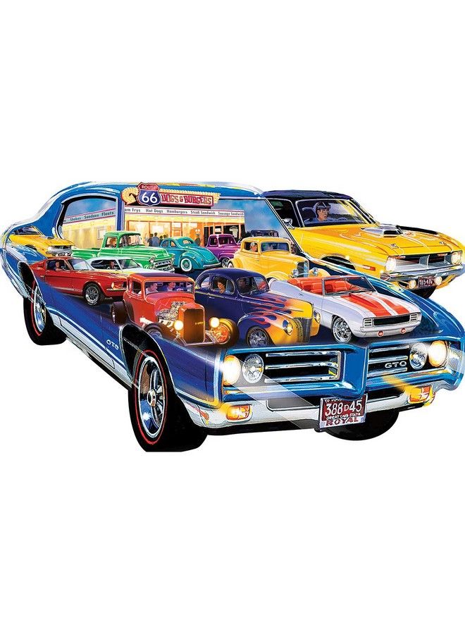 MasterPieces 1000 Piece Jigsaw Puzzle For Adults Family Or Kids Hot Rods Shape 38.5"X22.6" - Image 3