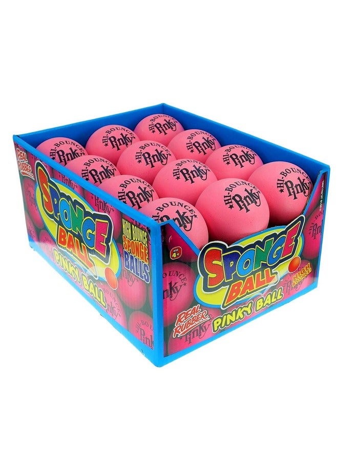Ja-Ru JA-RU Hi-Bounce Pink Bouncy Ball (24 Units) Rubber Bouncy Balls for Kids. Sports & Outdoor Play Toys. Pinky Ball Massage Therapy Stress Relief Toy. Bulk Party Favors. 976-24p - Image 4