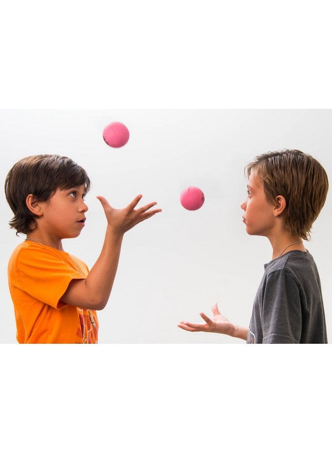 Ja-Ru JA-RU Hi-Bounce Pink Bouncy Ball (24 Units) Rubber Bouncy Balls for Kids. Sports & Outdoor Play Toys. Pinky Ball Massage Therapy Stress Relief Toy. Bulk Party Favors. 976-24p - Image 3