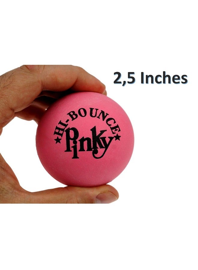 Ja-Ru JA-RU Hi-Bounce Pink Bouncy Ball (24 Units) Rubber Bouncy Balls for Kids. Sports & Outdoor Play Toys. Pinky Ball Massage Therapy Stress Relief Toy. Bulk Party Favors. 976-24p - Image 2