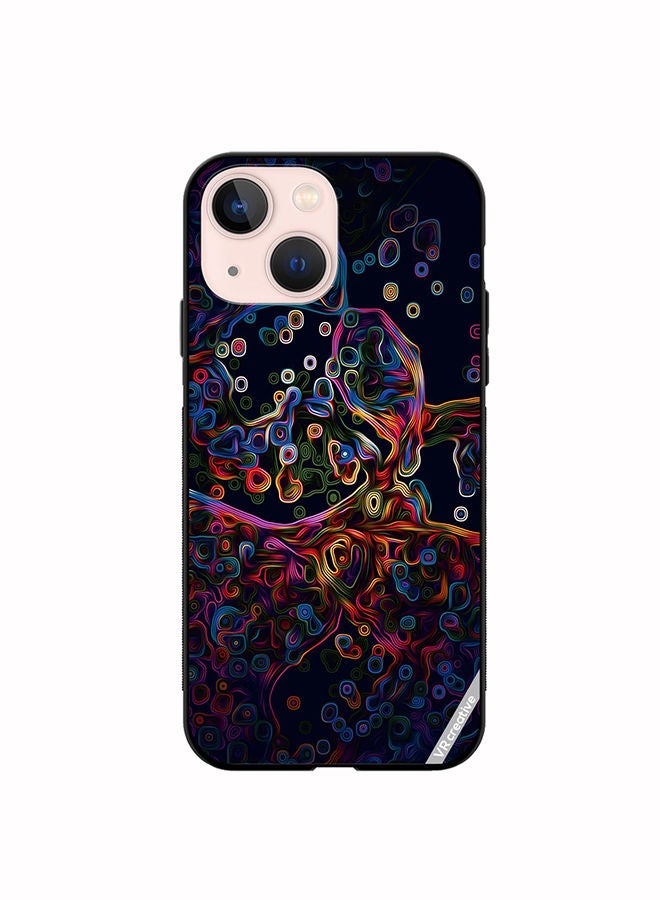 VR CREATIVE Protective Case Cover For Apple iPhone 13 Abstract Design Multicolour - Image 1