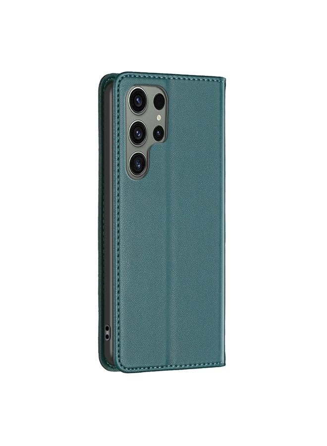 S-TOP Case For Samsung Galaxy S25 Ultra 5G Magnetic Leather Phone Case - Image 3