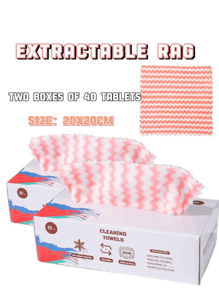 TNGames Ultra-Fiber Cleaning Cloths – 40-Pack-High-Absorption, Lint-Free Reusable Cloths (20cm × 20cm) Ideal for cars, homes, kitchens, and glass surfaces. - Image 1