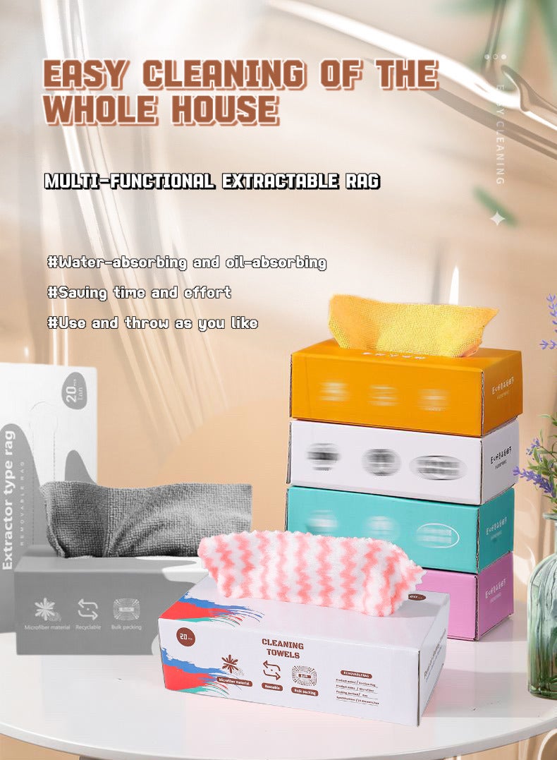 TNGames Ultra-Fiber Cleaning Cloths – 40-Pack-High-Absorption, Lint-Free Reusable Cloths (20cm × 20cm) Ideal for cars, homes, kitchens, and glass surfaces. - Image 2