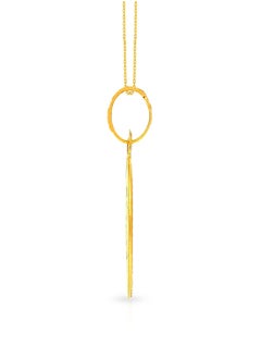 Malabar Gold and Diamonds 22k 916 Purity Gold Pendant for Women EMPN121ZY  - Image 3